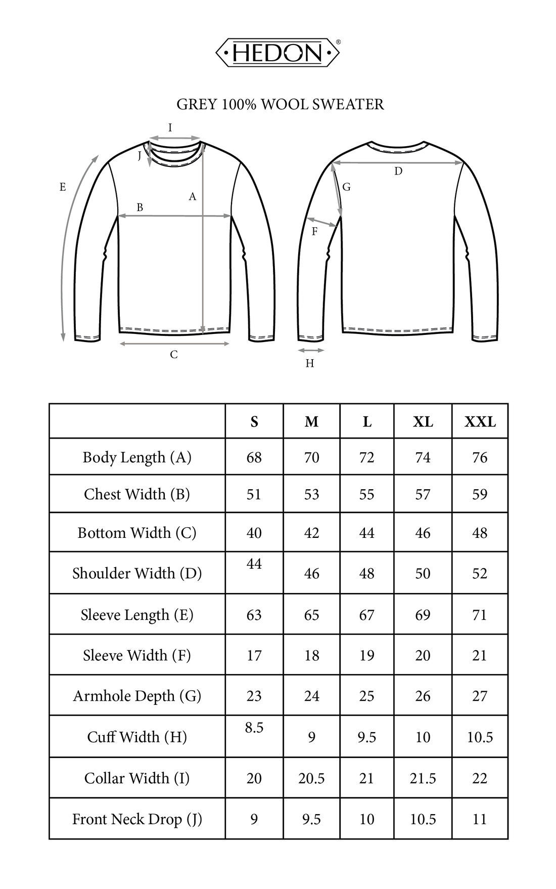 GREY WOOL SWEATER