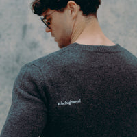 GREY WOOL SWEATER