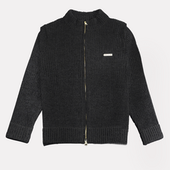 BLACK KNIT JACKET