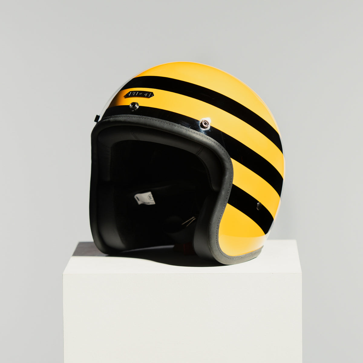 Hedonist Bumblebee | Made-To-Order | Open Face Motorcycle Helmet | S