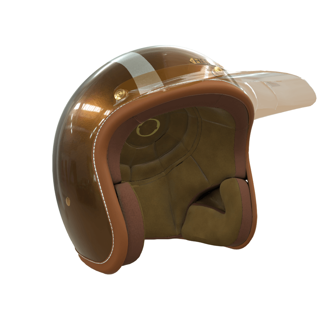 canvas covered motorcycle helmet Custom Hedonist