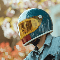 Heroine Racer 60s Luxury Motorcycle Helmet at HEDON