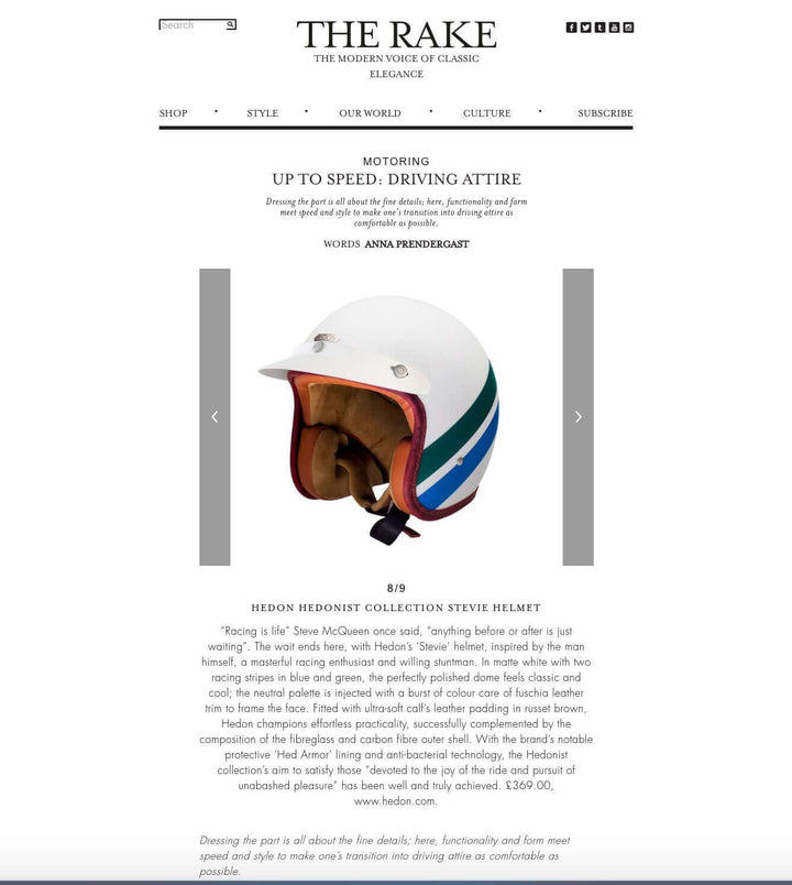 Issue 12 - Hedonist Stevie on the Rake