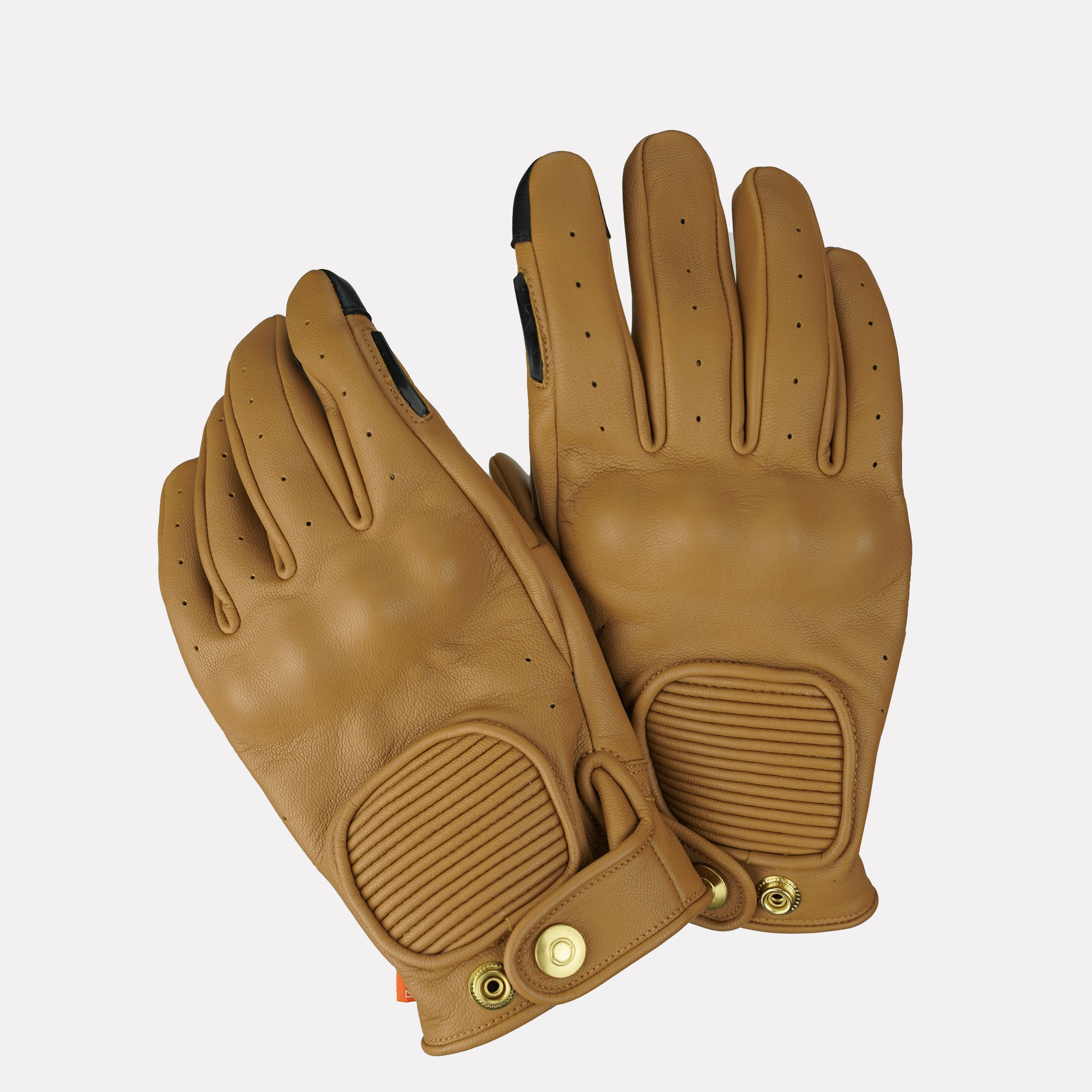 Gants Hedon | Gants de moto en cuir rembourré