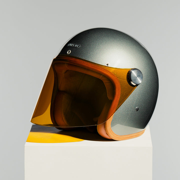 cafe racer helmets for motorcycles T11 Helmet Matte Black / L / Clear Designed to offer comprehensive protection Riding Gear - Bell Broozer