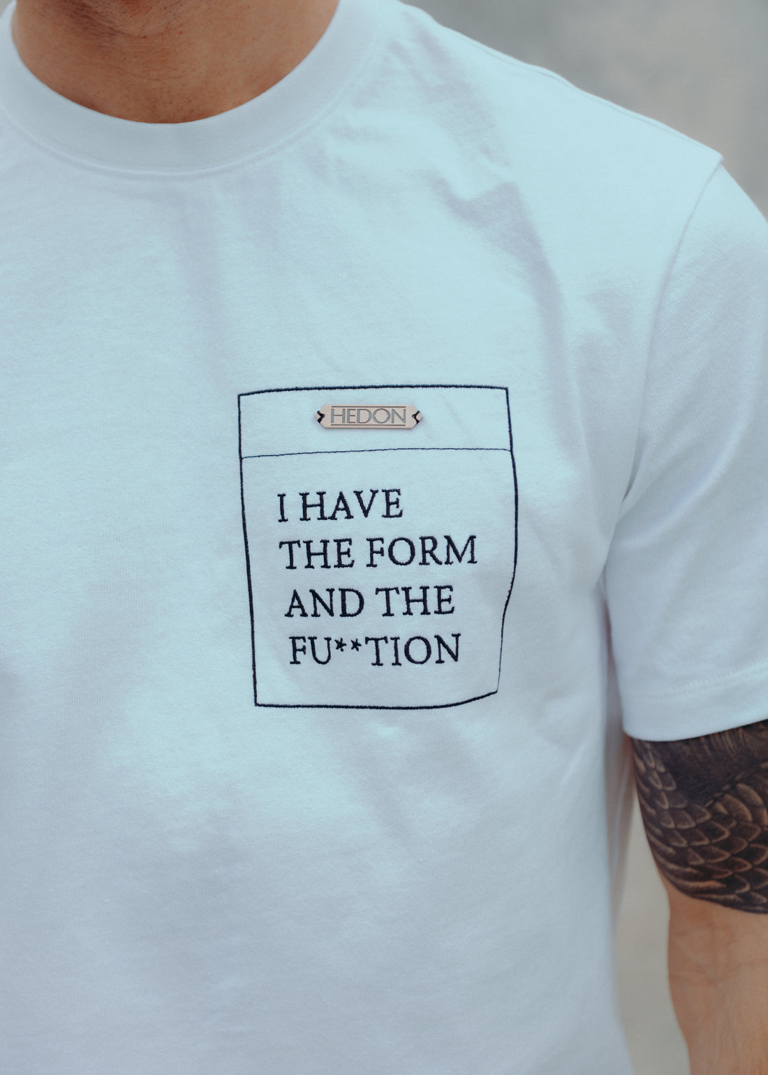 WHITE FORM & FU**TION T