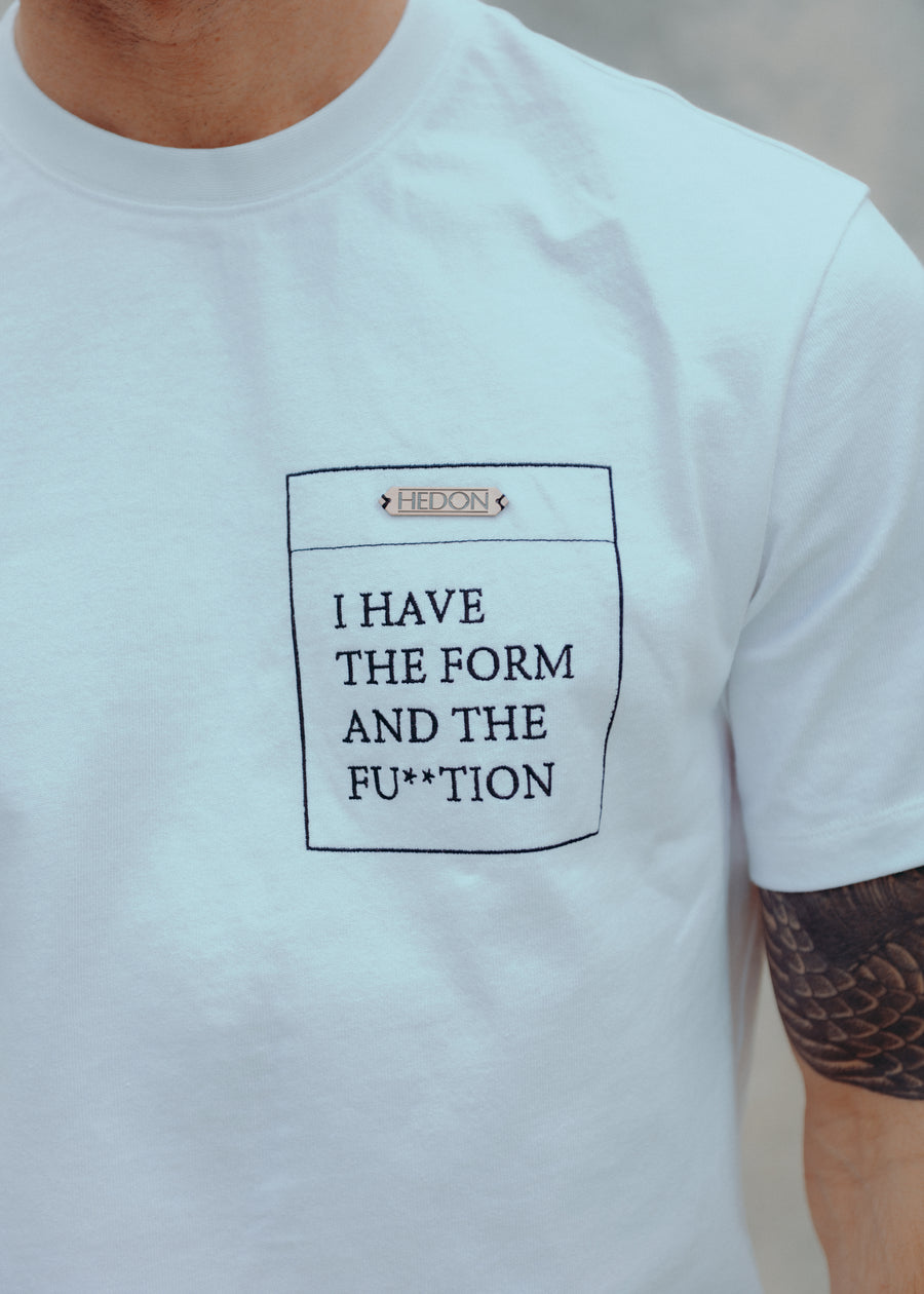 WHITE FORM & FU**TION T