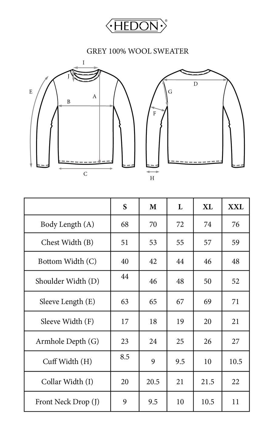 GREY WOOL SWEATER