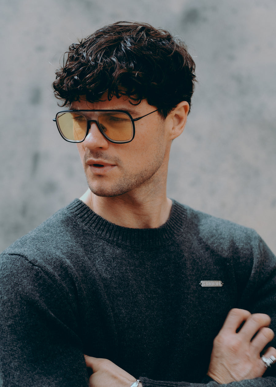 GREY WOOL SWEATER