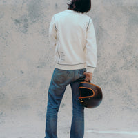 WHITE STRIPES SWEATER