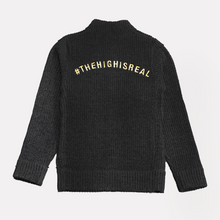 VESTE EN MAILLE NOIRE VESTE EN MAILLE NOIRE