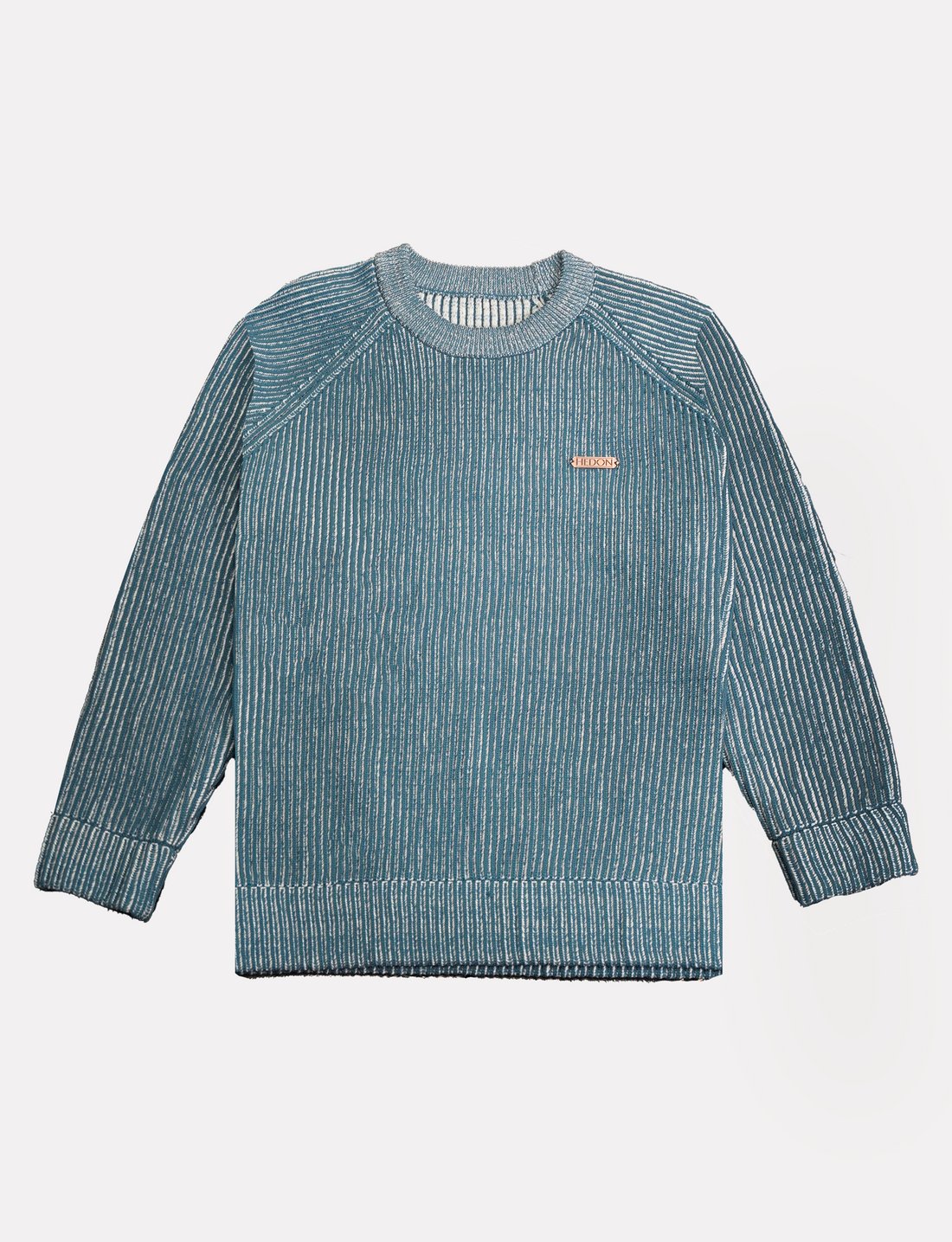 BLUE KNIT SWEATER