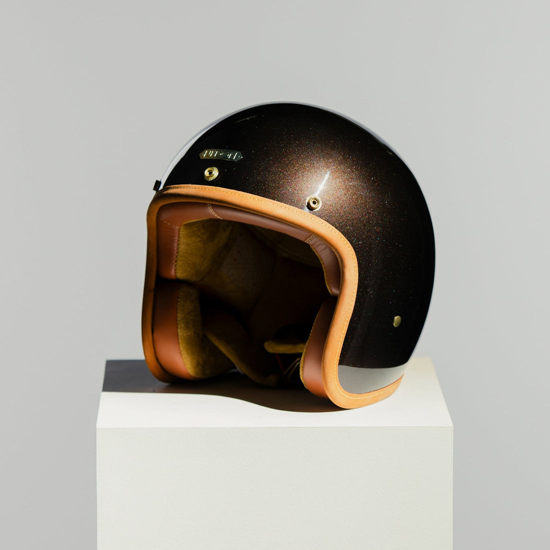 Hedonist Macadamia | Open Face Motorcycle Helmet | L
