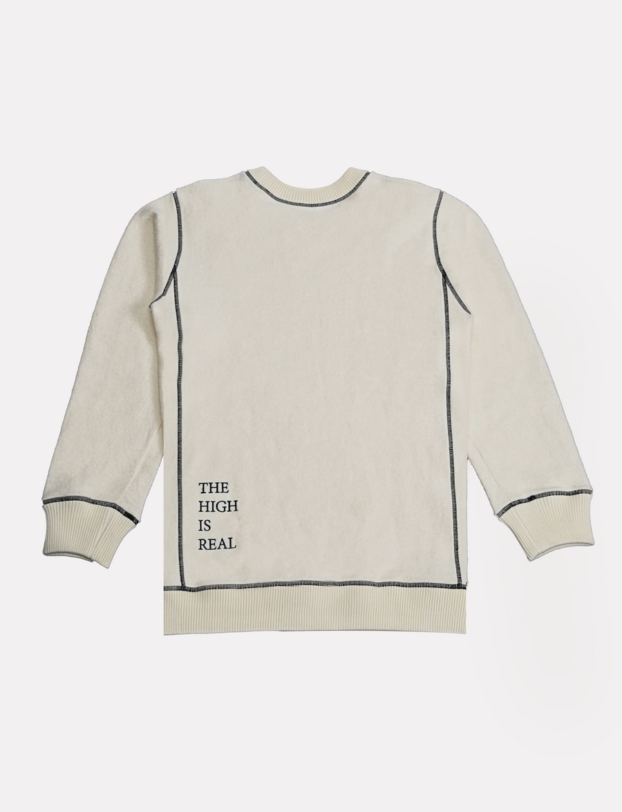 WHITE STRIPES SWEATER