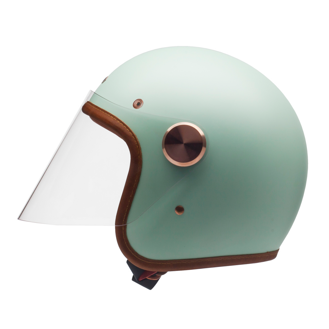 Mint green online motorcycle helmet